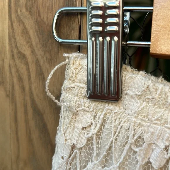 Multiples Cream Lace Tiered Maxi Skirt - Picture 6 of 11